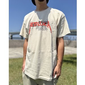 画像7: カリフォルニア買付アイテム 送料無料 METALLICA / Damaged Justice Tour 1988 Tシャツ サンド