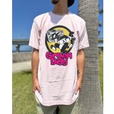 カリフォルニア買付アイテム 送料無料 GREEN DAY / Punk Cat Tシャツ ピンク