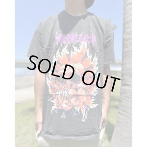 画像11: カリフォルニア買付アイテム 送料無料 Lサイズラスト1枚で終了 METALLICA / Flaming Flower Skull Tシャツ ブラック Artwork by PUSHEAD