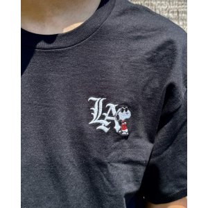 画像2: カリフォルニア買付アイテム 送料無料 RIOT SOCIETY x Peanuts / LA Tシャツ ブラック