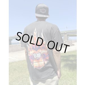 画像6: カリフォルニア買付アイテム 送料無料 Lサイズラスト1枚で終了 METALLICA / Flaming Flower Skull Tシャツ ブラック Artwork by PUSHEAD