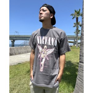 画像3: カリフォルニア買付アイテム 送料無料 NIRVANA / Neon In Utero Tシャツ チャコール