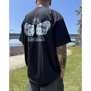 画像6: カリフォルニア買付アイテム 送料無料 プレミアムアイテム VANS x TRAVIS BARKER / Self Made ルーズフィットTシャツ ブラック