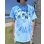 画像1: カリフォルニア買付アイテム 送料無料 WEEZER / Cartoon Band タイダイTシャツ ブルー (1)