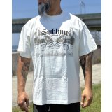 カリフォルニア買付アイテム 送料無料 プレミアムアイテム SUBLIME / Long Beach ボクシーTシャツ ホワイト