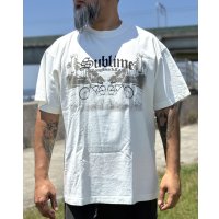 カリフォルニア買付アイテム 送料無料 プレミアムアイテム SUBLIME / Long Beach ボクシーTシャツ ホワイト