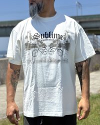 カリフォルニア買付アイテム 送料無料 プレミアムアイテム SUBLIME / Long Beach ボクシーTシャツ ホワイト