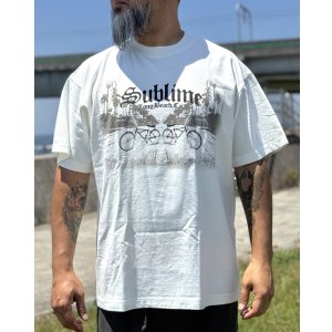 画像1: カリフォルニア買付アイテム 送料無料 プレミアムアイテム SUBLIME / Long Beach ボクシーTシャツ ホワイト