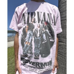 画像2: カリフォルニア買付アイテム 送料無料 NIRVANA / Something in the Way Tシャツ ライトピンク