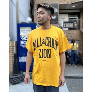 画像2: 20th Anniversary Special Item BALL&CHAIN x club ZiON / Artwork by PICTURE MOUSE 半袖 Tシャツ ゴールド
