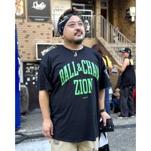 画像2: 20th Anniversary Special Item BALL&CHAIN x club ZiON / Artwork by PICTURE MOUSE 半袖 Tシャツ ブラック
