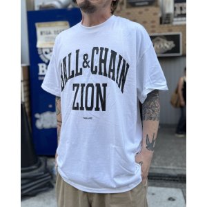 画像5: 20th Anniversary Special Item BALL&CHAIN x club ZiON / Artwork by PICTURE MOUSE 半袖 Tシャツ ホワイト
