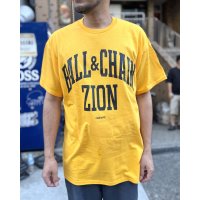 20th Anniversary Special Item BALL&CHAIN x club ZiON / Artwork by PICTURE MOUSE 半袖 Tシャツ ゴールド