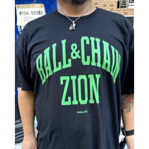 画像3: 20th Anniversary Special Item BALL&CHAIN x club ZiON / Artwork by PICTURE MOUSE 半袖 Tシャツ ブラック