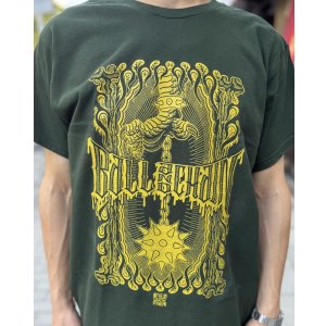 画像3: 20th Anniversary Special Item BALL&CHAIN / Fuck Fetters Artwork by TONJI THE GAROW INK 半袖 Tシャツ フォレストグリーン