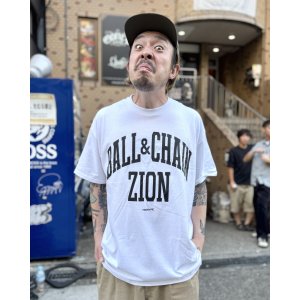 画像2: 20th Anniversary Special Item BALL&CHAIN x club ZiON / Artwork by PICTURE MOUSE 半袖 Tシャツ ホワイト