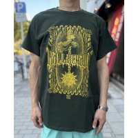 20th Anniversary Special Item BALL&CHAIN / Fuck Fetters Artwork by TONJI THE GAROW INK 半袖 Tシャツ フォレストグリーン