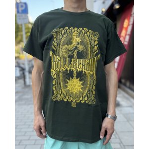 画像1: 20th Anniversary Special Item BALL&CHAIN / Fuck Fetters Artwork by TONJI THE GAROW INK 半袖 Tシャツ フォレストグリーン