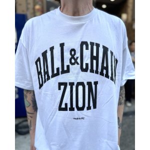 画像3: 20th Anniversary Special Item BALL&CHAIN x club ZiON / Artwork by PICTURE MOUSE 半袖 Tシャツ ホワイト