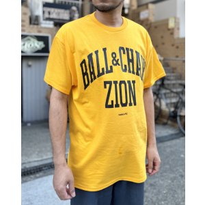 画像4: 20th Anniversary Special Item BALL&CHAIN x club ZiON / Artwork by PICTURE MOUSE 半袖 Tシャツ ゴールド