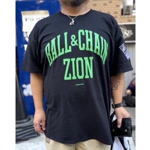 画像1: 20th Anniversary Special Item BALL&CHAIN x club ZiON / Artwork by PICTURE MOUSE 半袖 Tシャツ ブラック