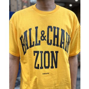 画像3: 20th Anniversary Special Item BALL&CHAIN x club ZiON / Artwork by PICTURE MOUSE 半袖 Tシャツ ゴールド