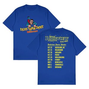 画像10: 送料無料 LESS THAN JAKE / Hello Rockview Tシャツ ブルー