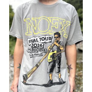 画像1: 送料無料 NOFX / Melbourne Hefe Tシャツ グレー