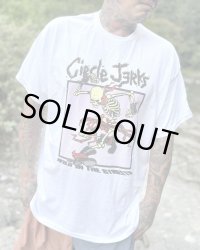 送料無料 XLラスト1枚で終了 CIRCLE JERKS / Wild In Streets World Tour Tシャツ ホワイト