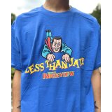 送料無料 LESS THAN JAKE / Hello Rockview Tシャツ ブルー