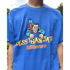 画像1: 送料無料 LESS THAN JAKE / Hello Rockview Tシャツ ブルー
