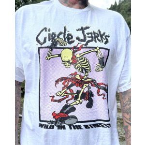 画像2: 送料無料 XL3枚のみの入荷 CIRCLE JERKS / Wild In Streets World Tour Tシャツ ホワイト
