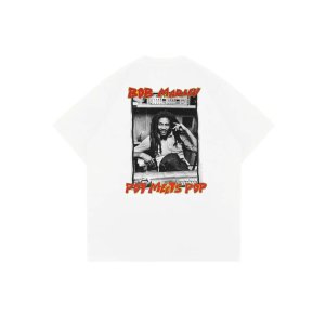画像11: 送料無料 BOB MARLEY × POT MEETS POP / Uprising Tシャツ ホワイト