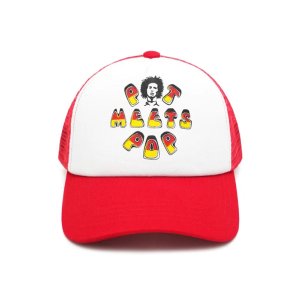 画像7: 送料無料 BOB MARLEY × POT MEETS POP / Tuff Gong メッシュキャップ レッド