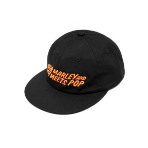 画像10: 送料無料 BOB MARLEY × POT MEETS POP / Live 6パネル スナップバックキャップ ブラック