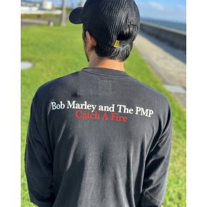 画像10: 送料無料 BOB MARLEY × POT MEETS POP / Catch A Fire 長袖Tシャツ ブラック
