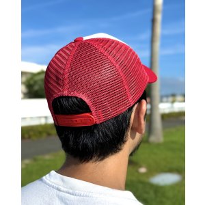 画像6: 送料無料 BOB MARLEY × POT MEETS POP / Tuff Gong メッシュキャップ レッド