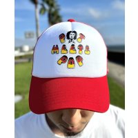 送料無料 BOB MARLEY × POT MEETS POP / Tuff Gong メッシュキャップ レッド