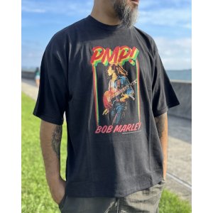 画像7: 送料無料 BOB MARLEY × POT MEETS POP / PMP LIVE! Tシャツ ブラック