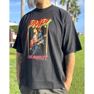 画像8: 送料無料 BOB MARLEY × POT MEETS POP / PMP LIVE! Tシャツ ブラック