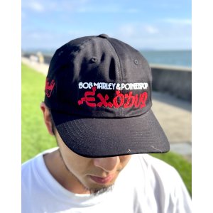 画像2: 送料無料 BOB MARLEY × POT MEETS POP / Exodus 6パネル スナップバックキャップ ブラック