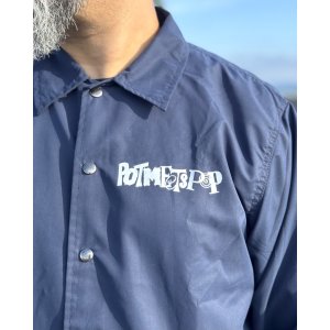 画像9: 送料無料 BOB MARLEY × POT MEETS POP / Sketch コーチジャケット ネイビー