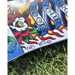 画像8: 送料無料 20枚限定入荷 Toby、Maxxx、Adamサイン&シリアルナンバー入り 予約注文限定230枚生産のみ NYHC H2O Don't Forget Your Roots by Dan Smith / One Life One Chance Podcast x Rockabilia Exclusive スケートボードデッキ