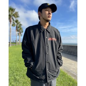 画像8: 送料無料 BOB MARLEY × POT MEETS POP / Live コーチジャケット ブラック