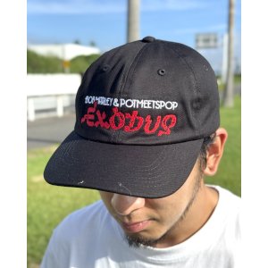 画像5: 送料無料 BOB MARLEY × POT MEETS POP / Exodus 6パネル スナップバックキャップ ブラック