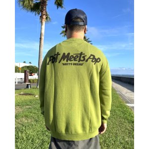 画像8: 送料無料 BOB MARLEY × POT MEETS POP / Natty Dread ニットセーター グリーン