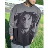 送料無料 BOB MARLEY × POT MEETS POP / Natty Dread ニットセーター グレー