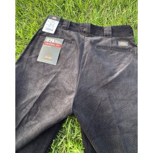 画像8: 送料無料 DICKIES / コーデュロイ 874 ワークパンツ ブラック