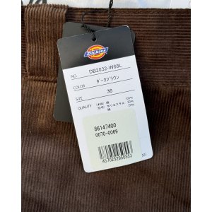 画像11: 送料無料 DICKIES / コーデュロイパンツ ダークブラウン