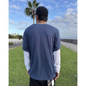 画像8: 送料無料 CYPRESS HILL / Leaf & Logo 長袖Tシャツ NAVY/WHITE